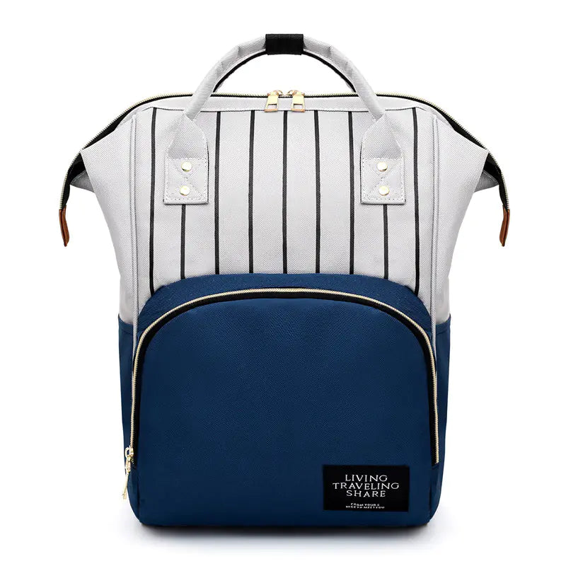 Multi-Functional Oxford Cloth Mom Backpack (Large Capacity)