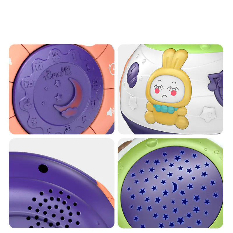 Rabbit Mom Children's Educational Story Projection Lamp