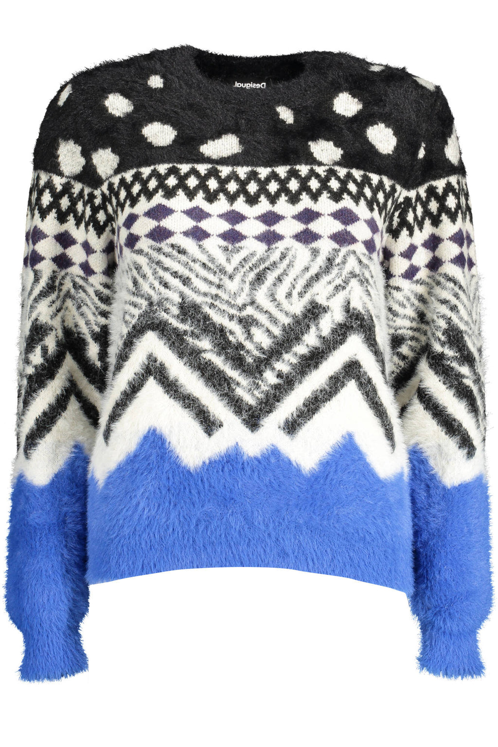 DESIGUAL SWEATER WOMAN BLACK-0