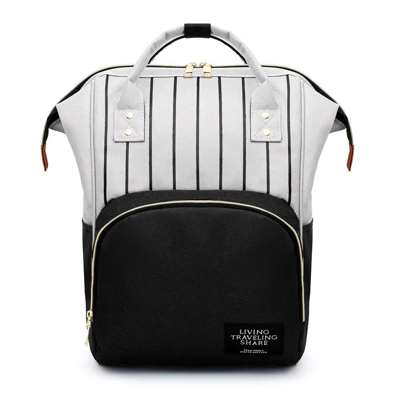 Multi-Functional Oxford Cloth Mom Backpack (Large Capacity)