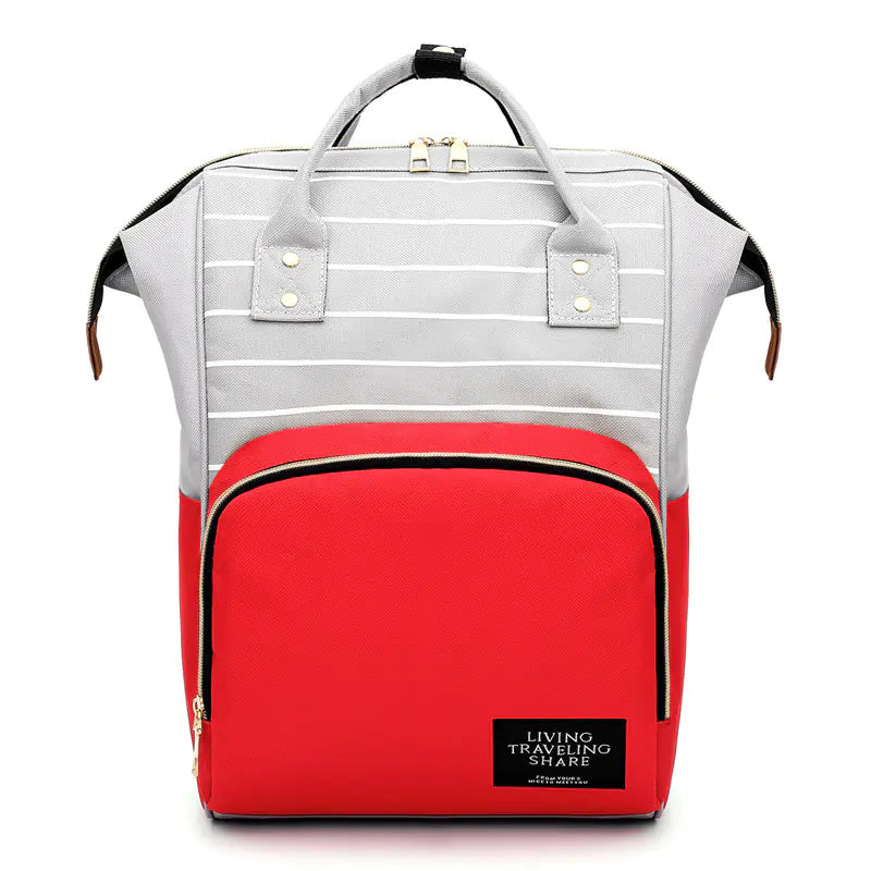 Multi-Functional Oxford Cloth Mom Backpack (Large Capacity)