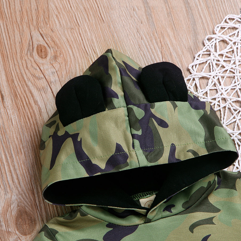 Camouflage Hoodies Set