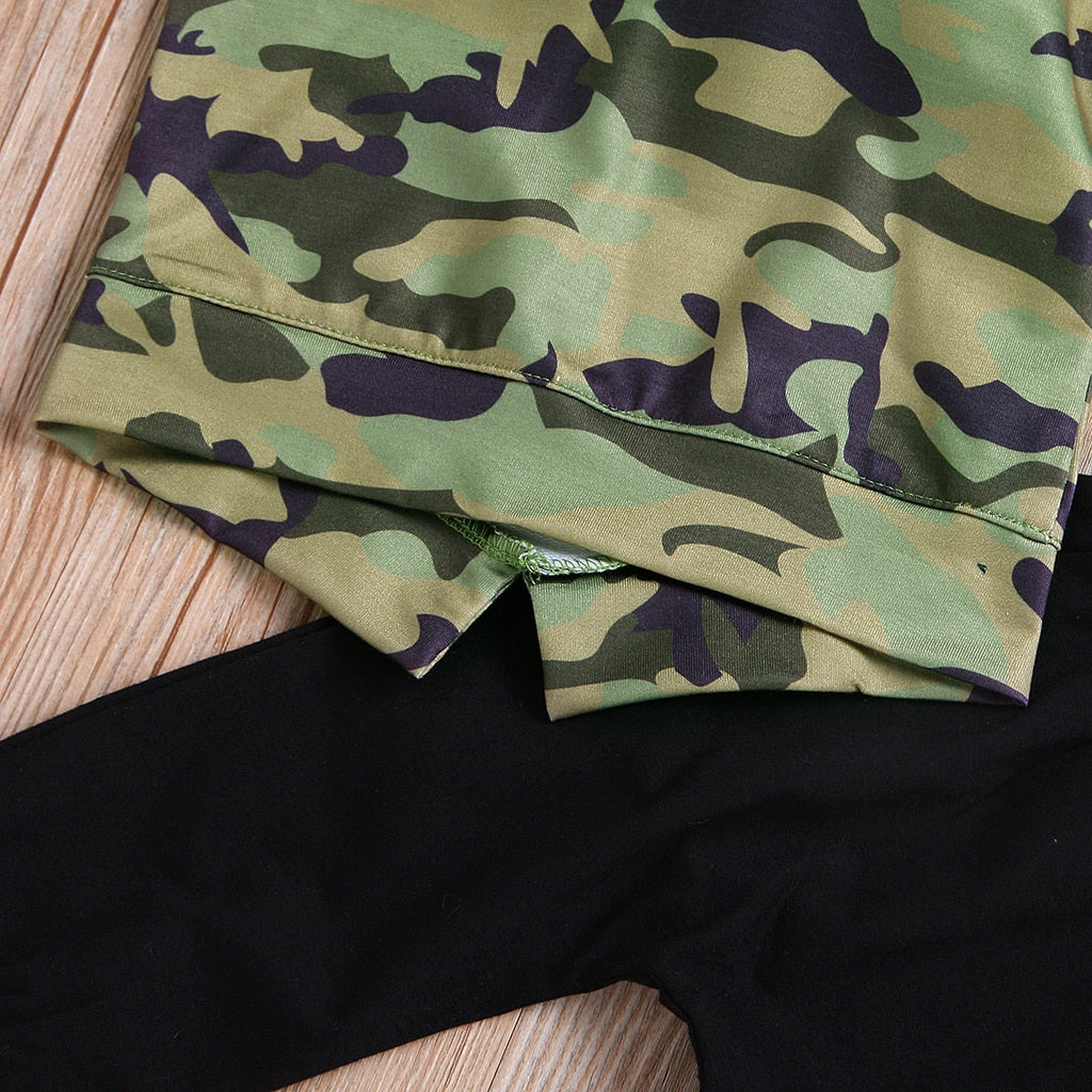 Camouflage Hoodies Set
