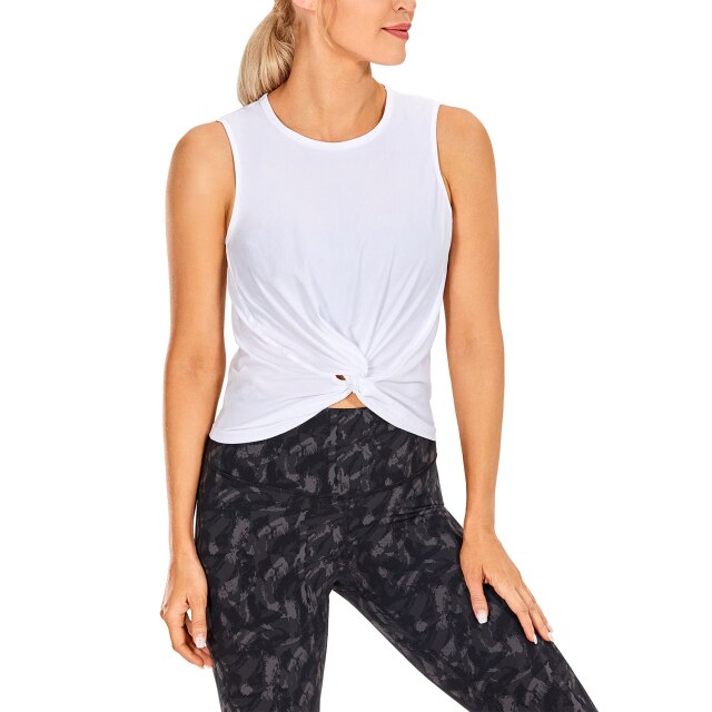 Women's Cotton High Neck Sleeveless Crop Top